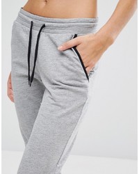 Pantalon de jogging gris Only