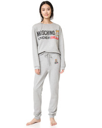 Pantalon de jogging gris Moschino