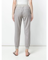 Pantalon de jogging gris Lorena Antoniazzi