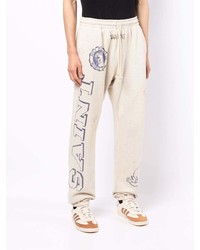 Pantalon de jogging imprimé beige SAINT MXXXXXX