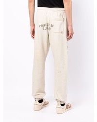 Pantalon de jogging imprimé beige SAINT MXXXXXX