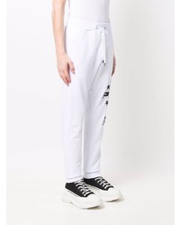 Pantalon de jogging imprimé blanc et noir Philipp Plein