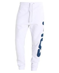 Pantalon de jogging imprimé blanc Fila