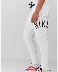 Pantalon de jogging imprimé blanc Nike