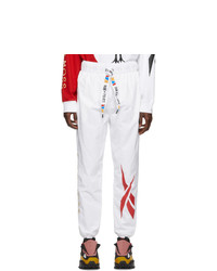 Pantalon de jogging imprimé blanc Reebok By Pyer Moss