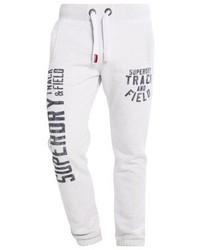 Pantalon de jogging imprimé blanc Superdry