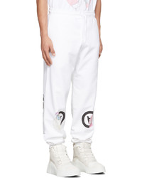 Pantalon de jogging imprimé blanc Aitor Throup’s TheDSA