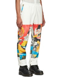 Pantalon de jogging imprimé blanc Bethany Williams