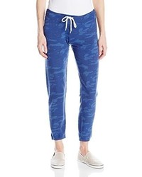 Pantalon de jogging imprimé bleu