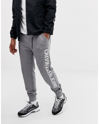 Pantalon de jogging imprimé gris Calvin Klein Jeans