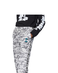 Pantalon de jogging imprimé gris Off-White