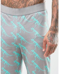 Pantalon de jogging imprimé gris Asos