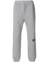 Pantalon de jogging imprimé gris MSGM