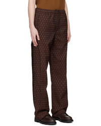 Pantalon de jogging imprimé marron foncé Andersson Bell