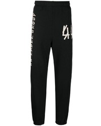 Pantalon de jogging imprimé noir et blanc 44 label group