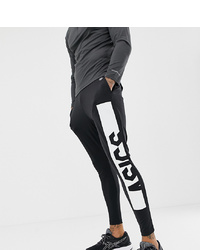 Pantalon de jogging imprimé noir et blanc Asics