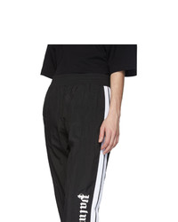 Pantalon de jogging imprimé noir et blanc Palm Angels