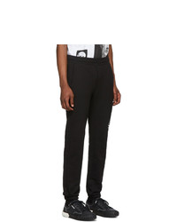 Pantalon de jogging imprimé noir et blanc Moncler