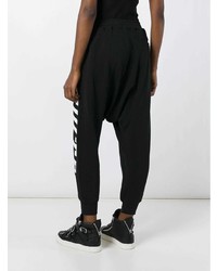 Pantalon de jogging imprimé noir et blanc Ktz