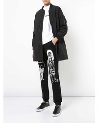 Pantalon de jogging imprimé noir et blanc Haculla