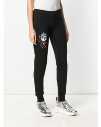 Pantalon de jogging imprimé noir Love Moschino