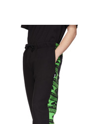 Pantalon de jogging imprimé noir Perks And Mini