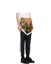 Pantalon de jogging imprimé noir Versace