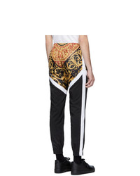 Pantalon de jogging imprimé noir Versace