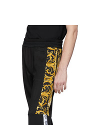 Pantalon de jogging imprimé noir Versace