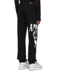 Pantalon de jogging imprimé noir Amiri