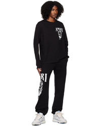 Pantalon de jogging imprimé noir Amiri