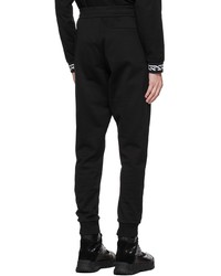Pantalon de jogging imprimé noir Versace