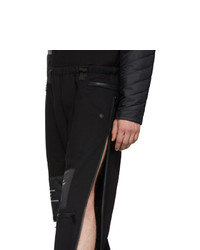 Pantalon de jogging imprimé noir TAKAHIROMIYASHITA TheSoloist.