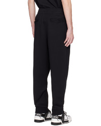 Pantalon de jogging imprimé noir Moschino