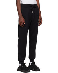 Pantalon de jogging imprimé noir Dolce & Gabbana