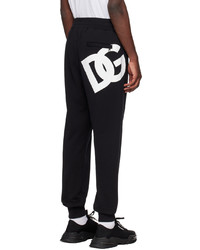 Pantalon de jogging imprimé noir Dolce & Gabbana