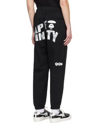 Pantalon de jogging imprimé noir AAPE BY A BATHING APE