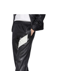 Pantalon de jogging imprimé noir Helmut Lang