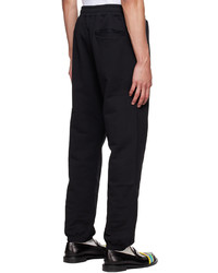 Pantalon de jogging imprimé noir Moschino