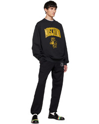 Pantalon de jogging imprimé noir Moschino