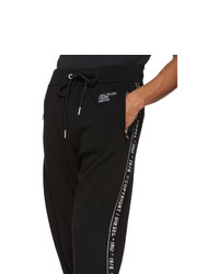 Pantalon de jogging imprimé noir Diesel