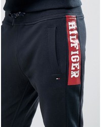 Pantalon de jogging imprimé noir Tommy Hilfiger