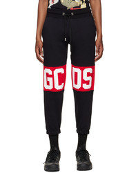 Pantalon de jogging imprimé noir Gcds