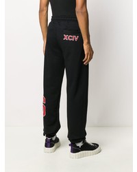 Pantalon de jogging imprimé noir Gcds