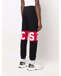 Pantalon de jogging imprimé noir Gcds