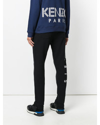 Pantalon de jogging imprimé noir Kenzo