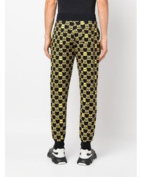 Pantalon de jogging imprimé noir Moschino