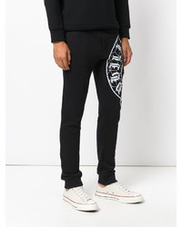 Pantalon de jogging imprimé noir Philipp Plein