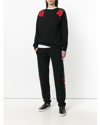 Pantalon de jogging imprimé noir Marcelo Burlon County of Milan