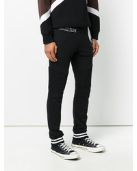 Pantalon de jogging imprimé noir Philipp Plein